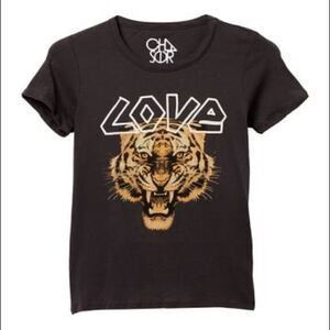 Chaser Love Tiger T-Shirt NWT C29‎